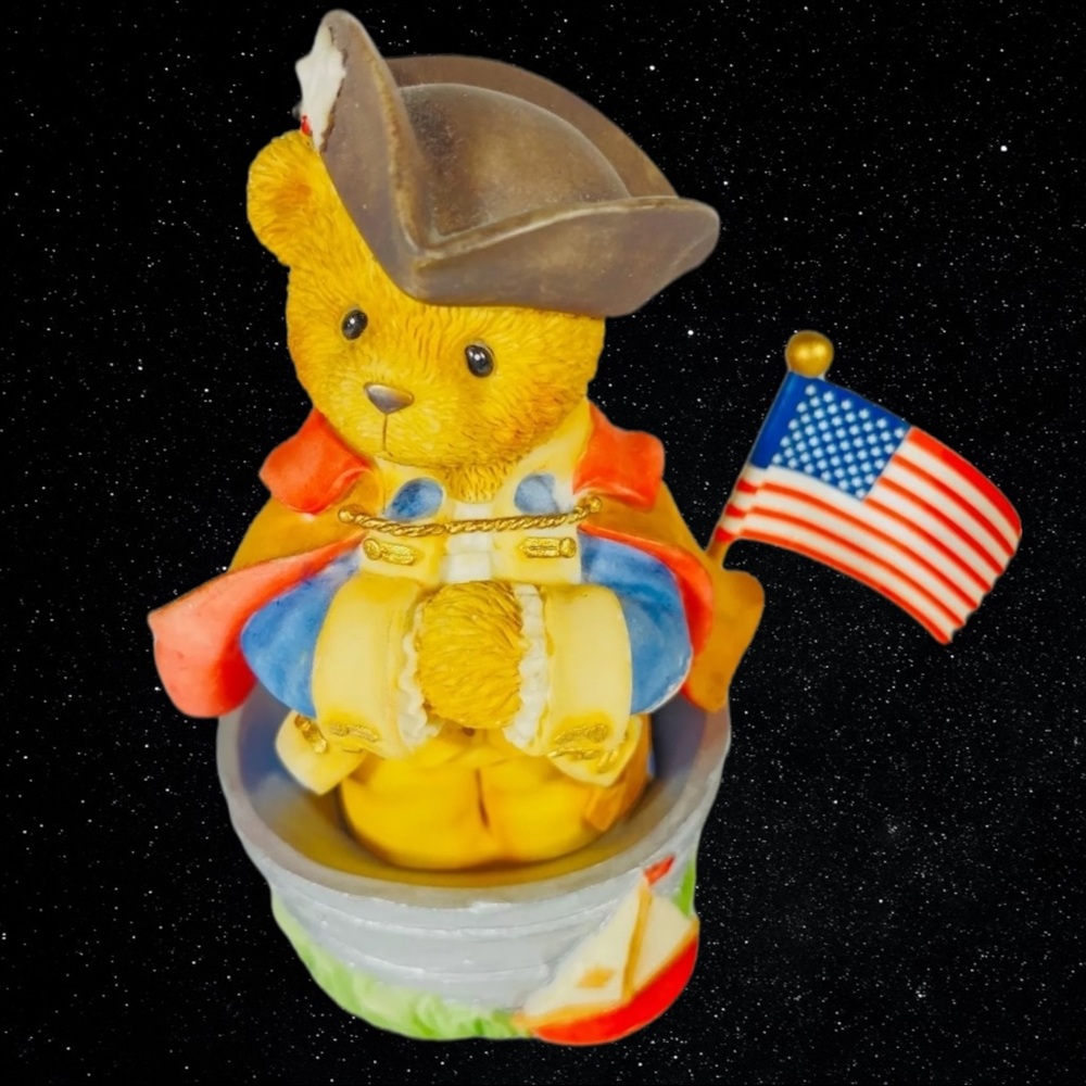 Cherished Teddies George “Wishing You Wave Of Discovery In the Future”